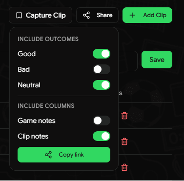 Image depicting the various share options highlighting its high functionality and vast use cases